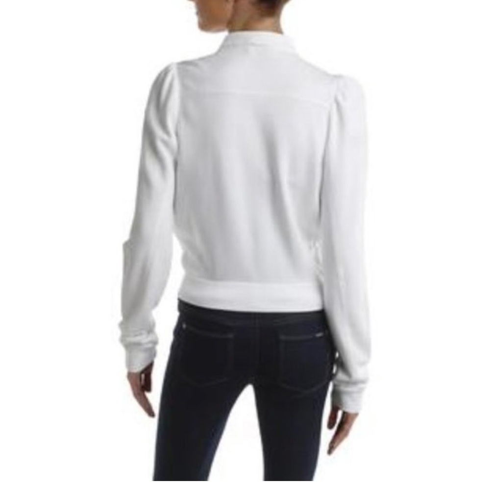Free People Just For You Shirred White Jacket 🔥🔥HOST PICK🔥🔥 NWT - Picture 3 of 9
